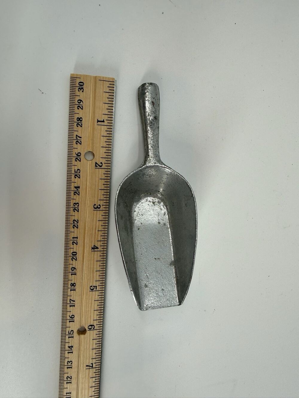 Vintage Cast Aluminum Scoop 6” For Ice/Dry Goods